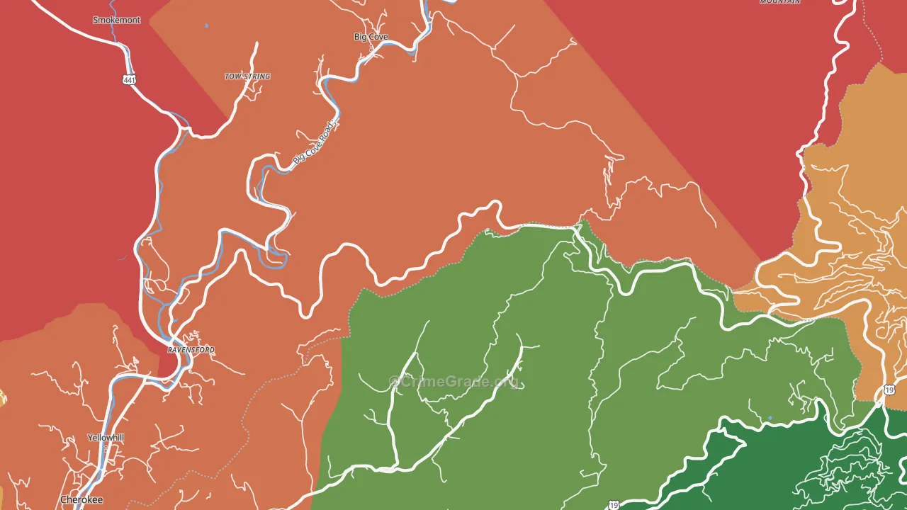 Airport, NC Map of Drug-Related Crime Rates