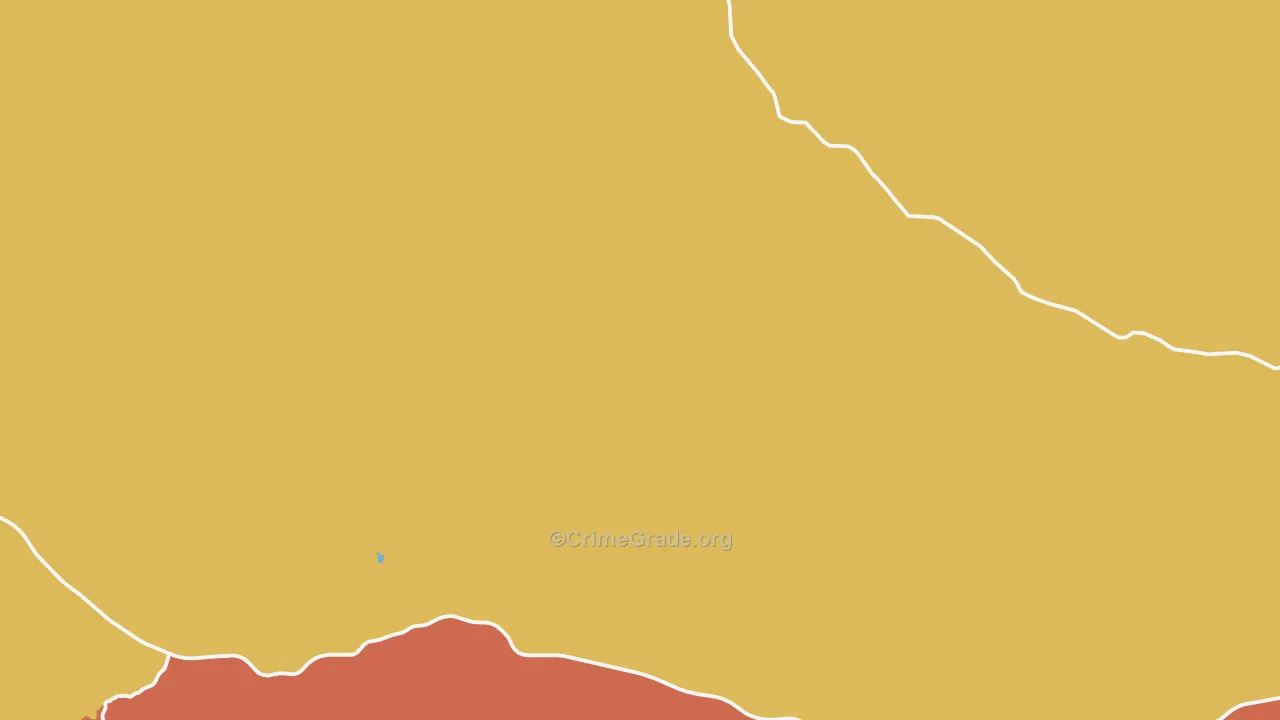 Aladdin, WY Map of Drug-Related Crime Rates