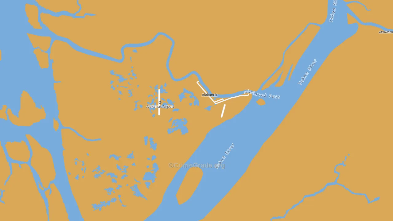 Alakanuk, AK Map of Drug-Related Crime Rates
