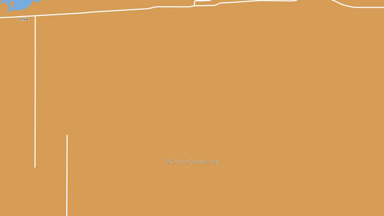 Alamo, ND Map of Drug-Related Crime Rates
