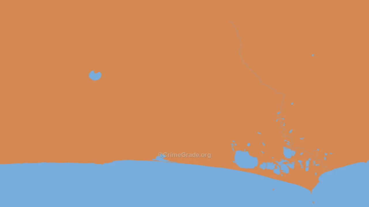 Aleutians East Borough, AK Map of Drug-Related Crime Rates