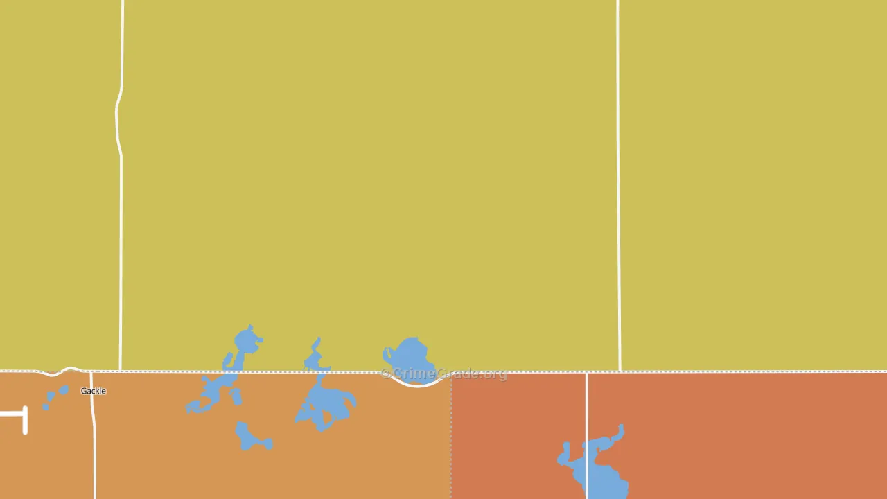 Alfred, ND Map of Drug-Related Crime Rates