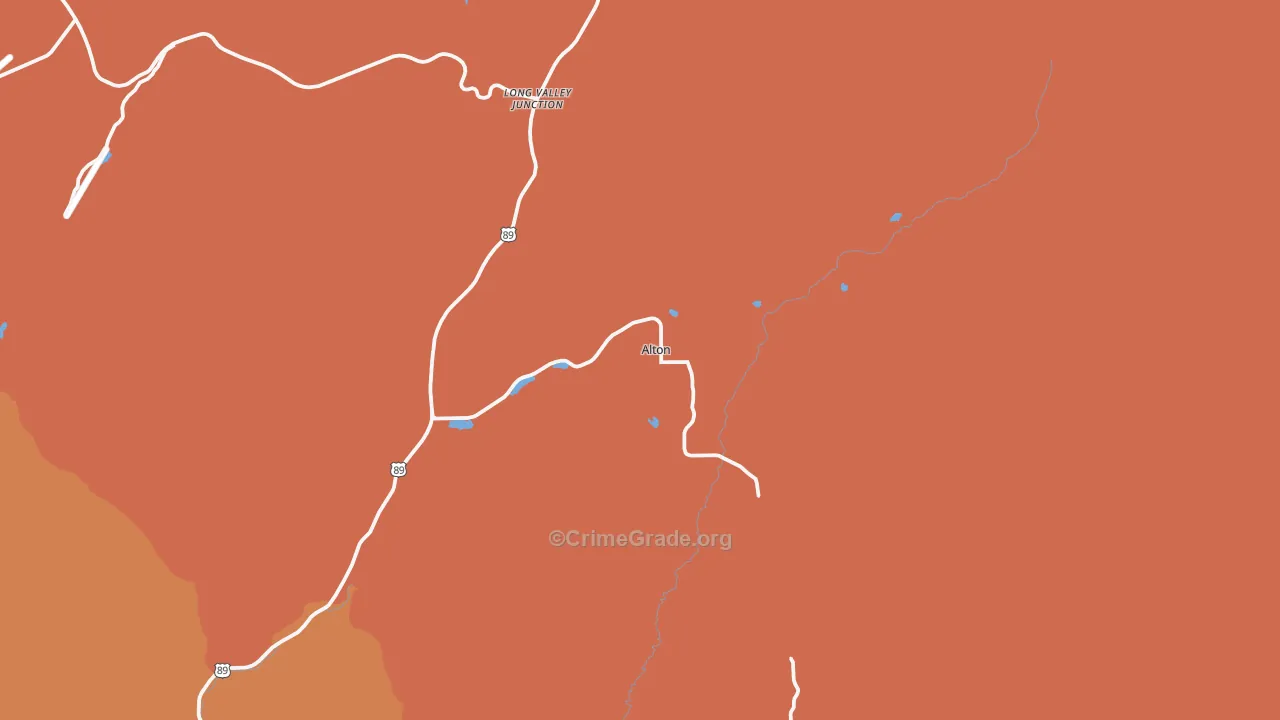 Alton, UT Map of Drug-Related Crime Rates