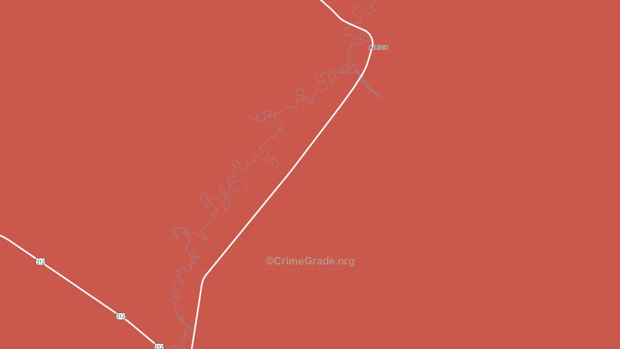 Alzada, MT Map of Drug-Related Crime Rates