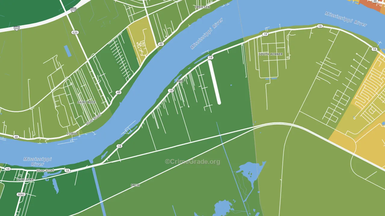 Ama, LA Map of Drug-Related Crime Rates