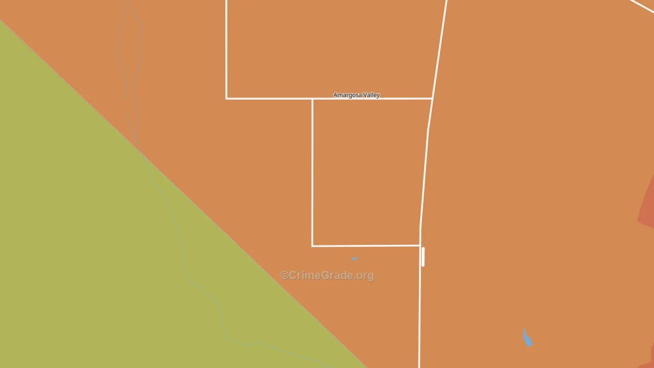 Amargosa Valley, NV Map of Drug-Related Crime Rates