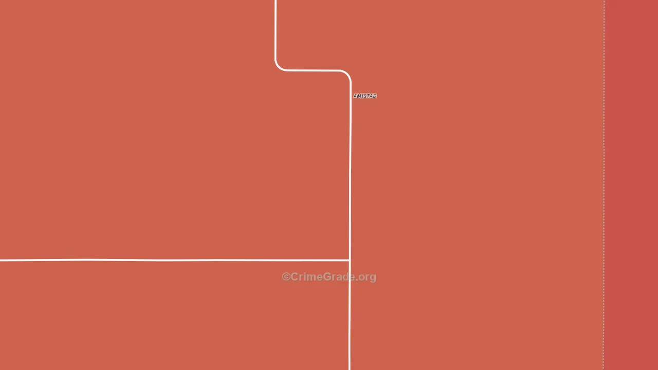 Amistad, NM Map of Drug-Related Crime Rates