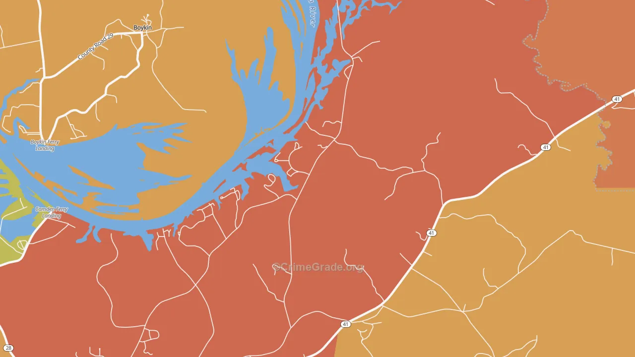 Annemanie, AL Map of Drug-Related Crime Rates