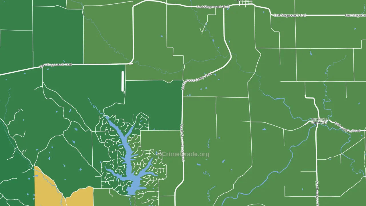 Apple River, IL Map of Drug-Related Crime Rates
