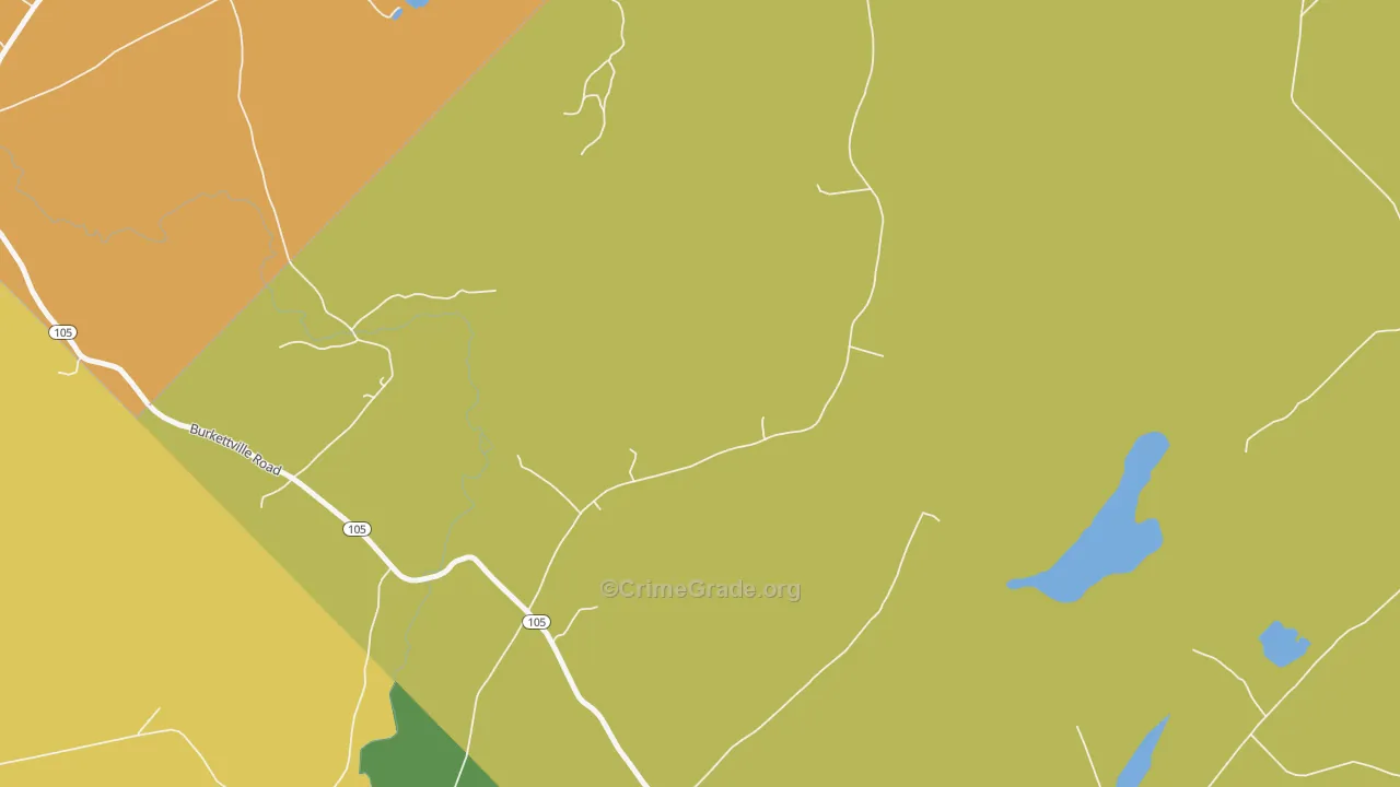 Appleton, ME Map of Drug-Related Crime Rates