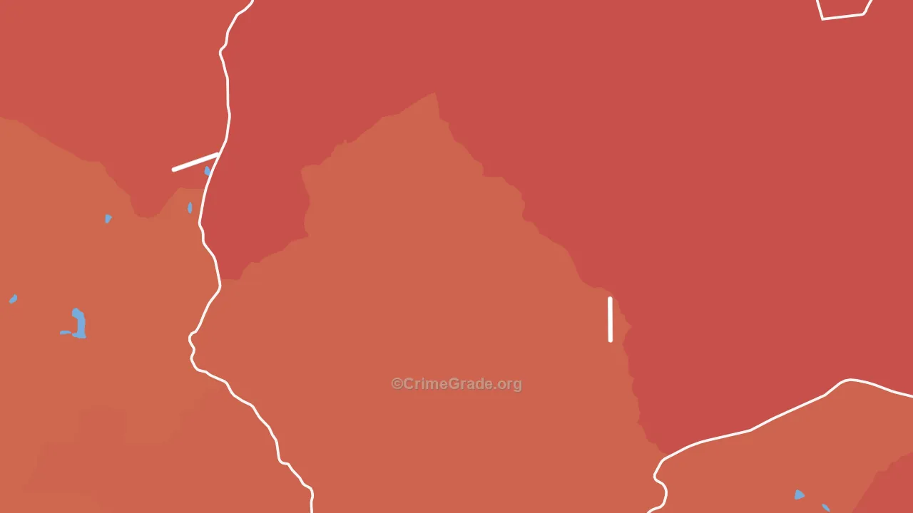 Aragon, NM Map of Drug-Related Crime Rates