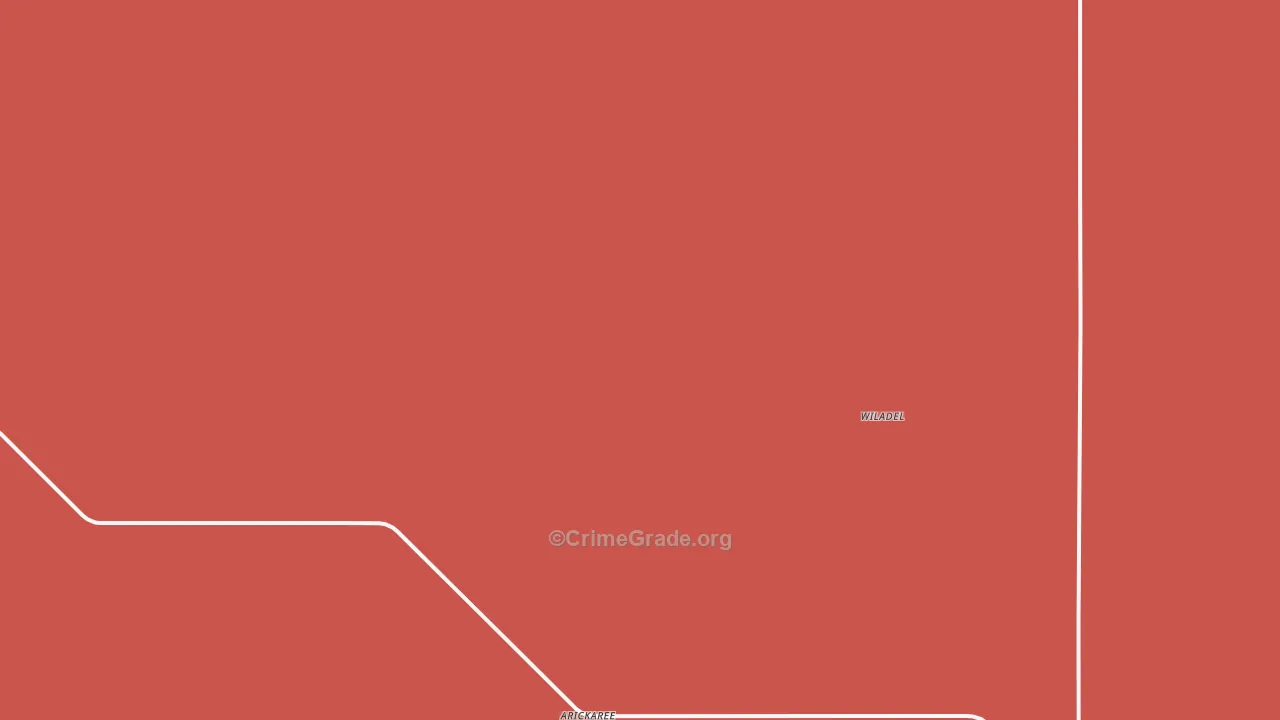 Arickaree, CO Map of Drug-Related Crime Rates