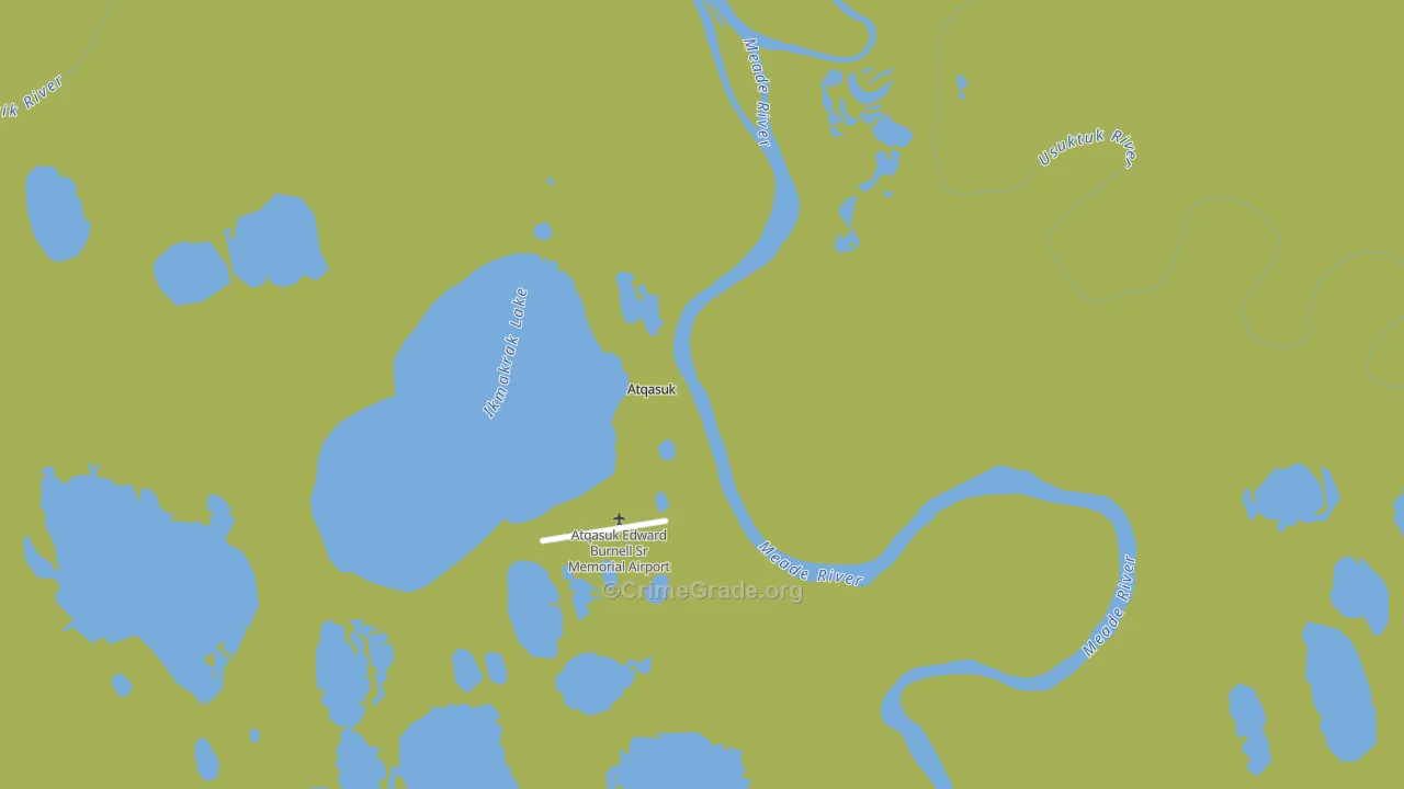Atqasuk, AK Map of Drug-Related Crime Rates