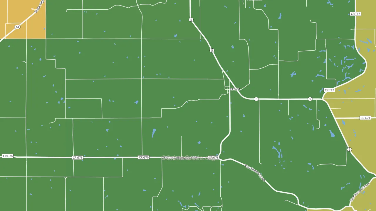 Attica, IA Map of Drug-Related Crime Rates