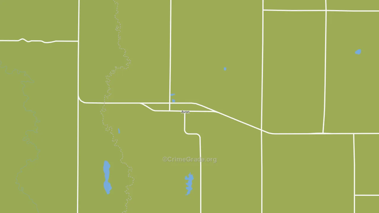 Avon, SD Map of Drug-Related Crime Rates