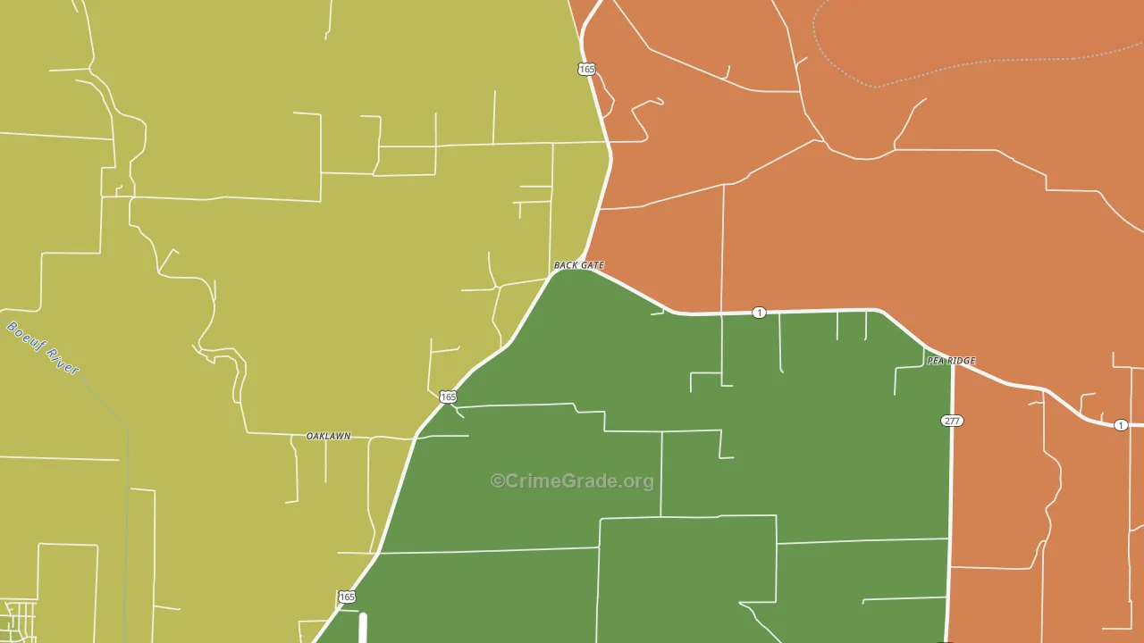 Back Gate, AR Map of Drug-Related Crime Rates