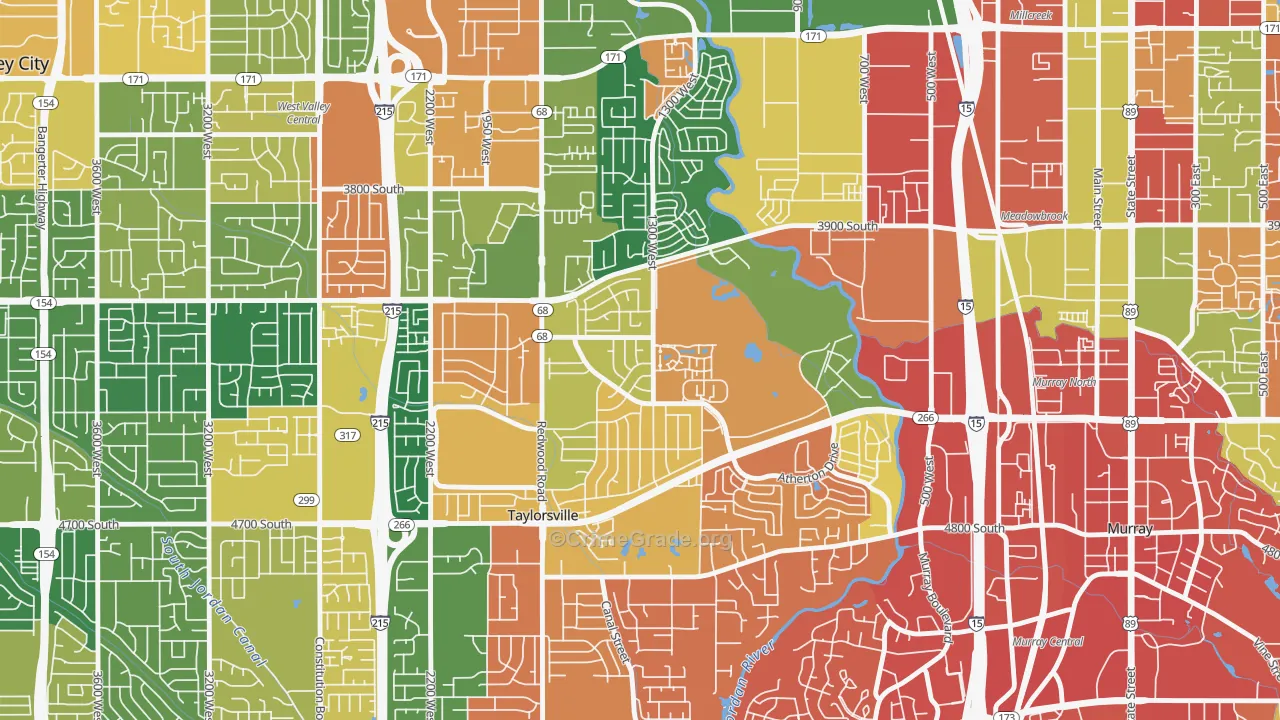 Barrington Park, Taylorsville, UT Map of Drug-Related Crime Rates