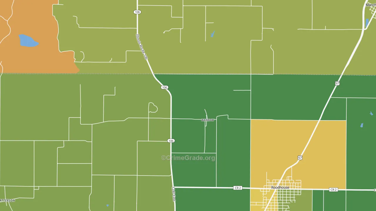 Barrow, IL Map of Drug-Related Crime Rates