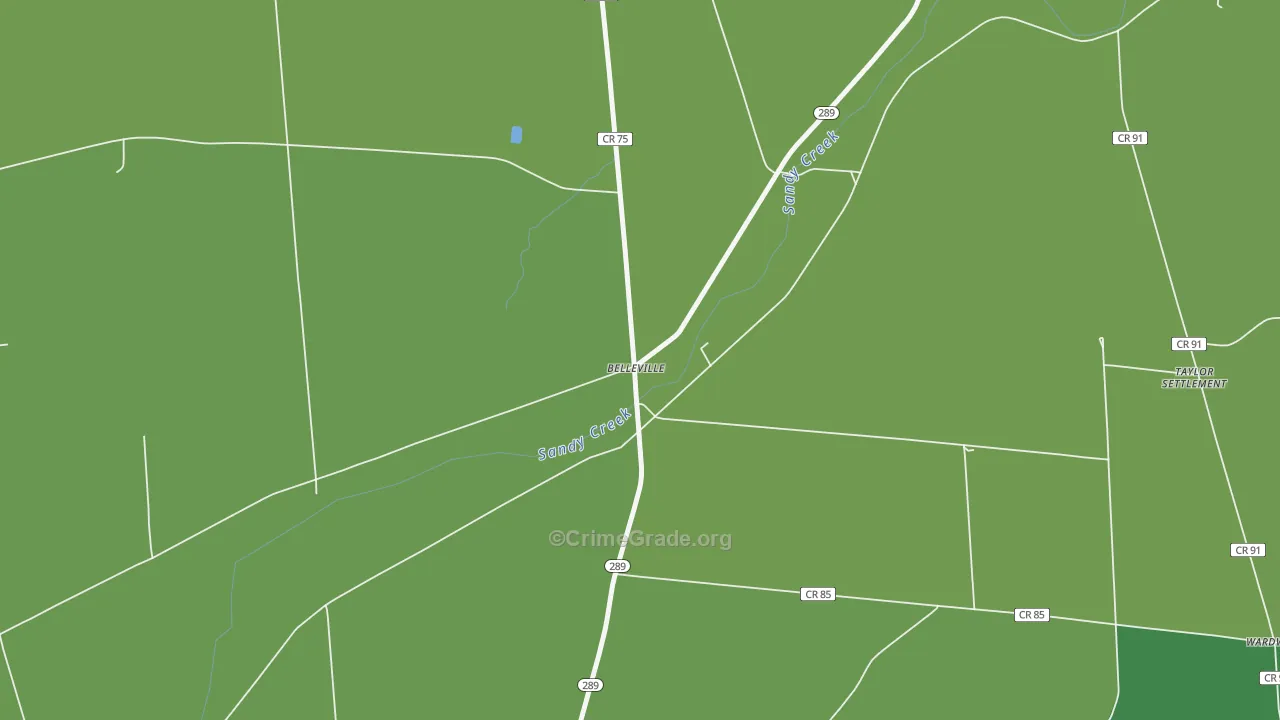 Belleville, NY Map of Drug-Related Crime Rates