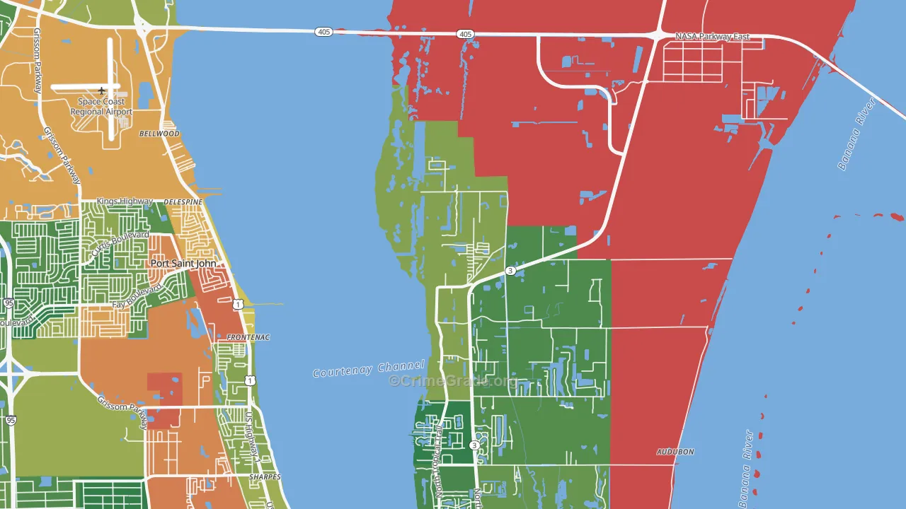 Bellwood, FL Map of Drug-Related Crime Rates