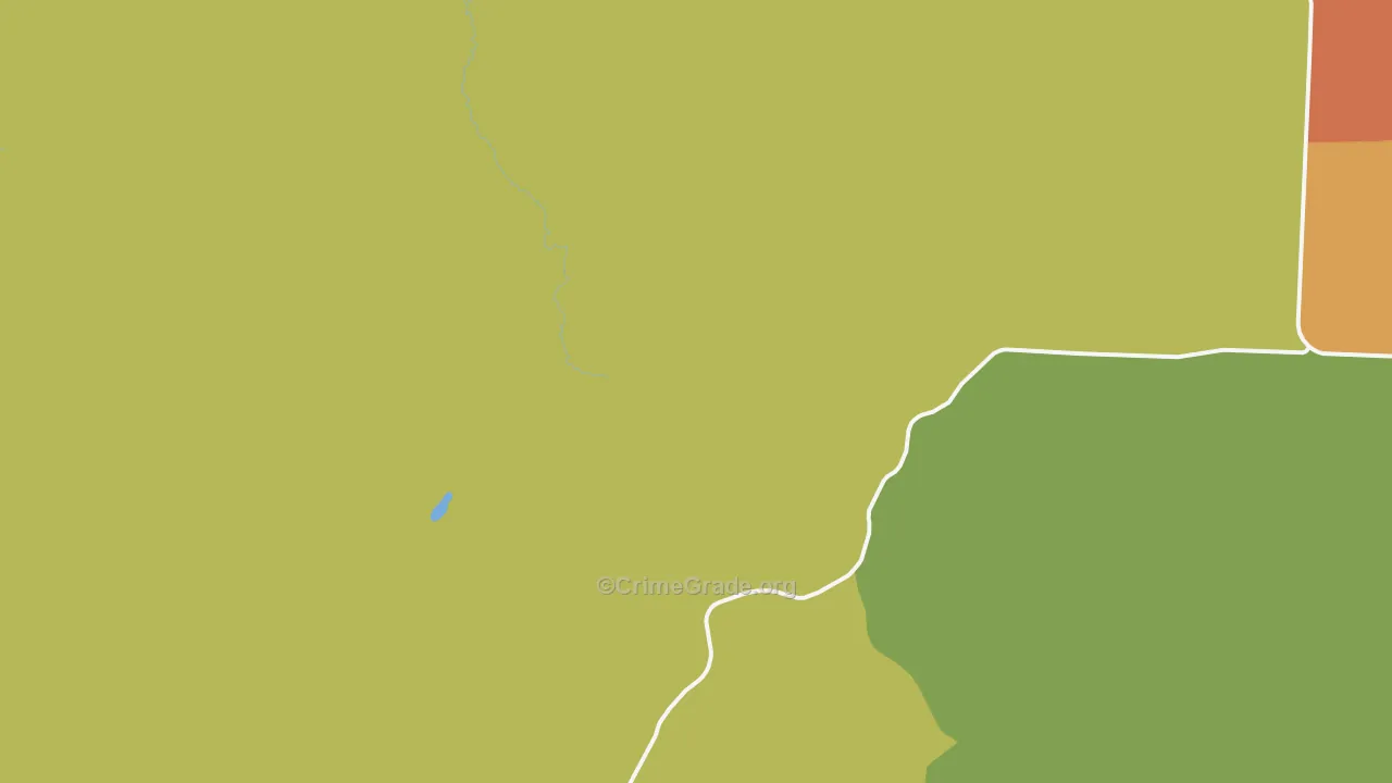 Benoit, WI Map of Drug-Related Crime Rates