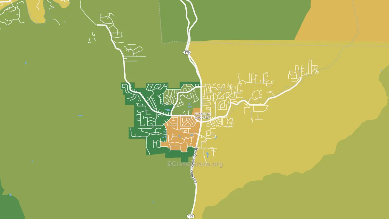 Big Park, AZ Map of Drug-Related Crime Rates