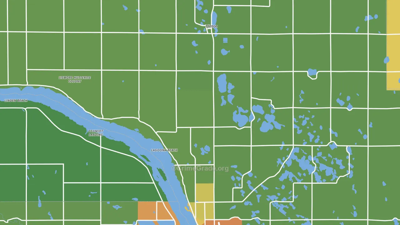 Big Stone County, MN Map of Drug-Related Crime Rates