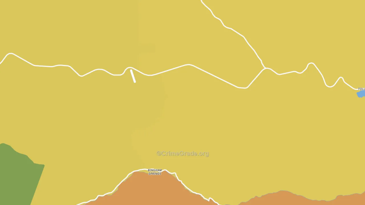 Bingham Springs, OR Map of Drug-Related Crime Rates