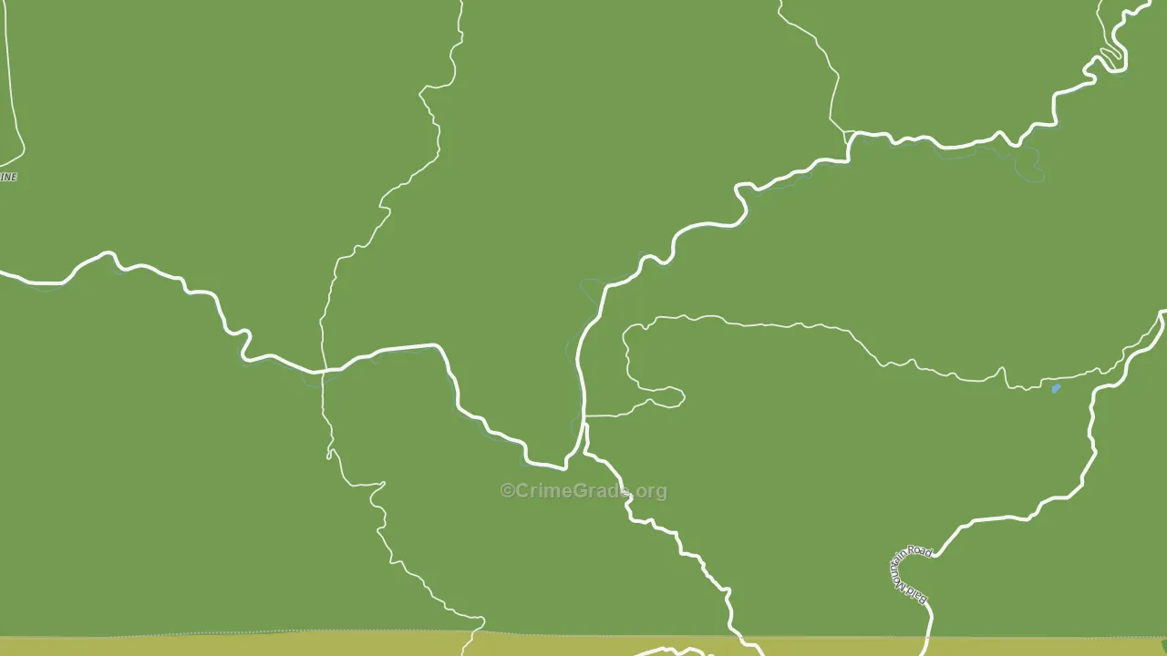 Blaine, OR Map of Drug-Related Crime Rates