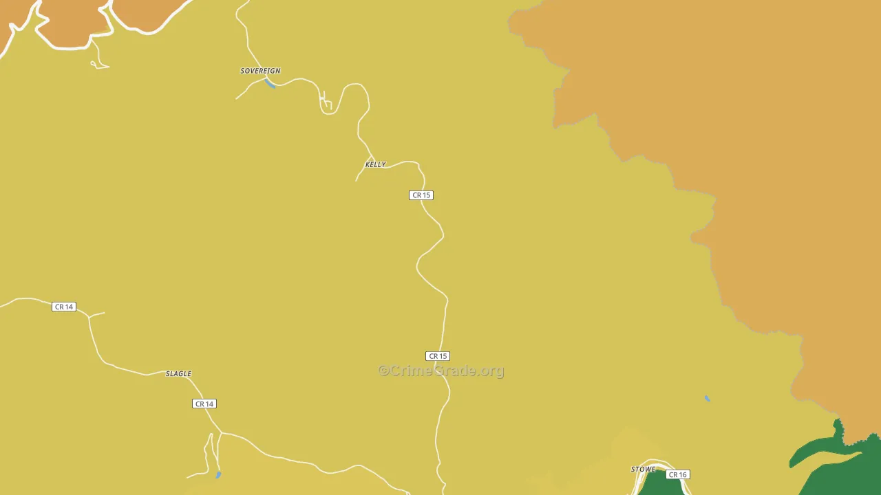 Blair, WV Map of Drug-Related Crime Rates