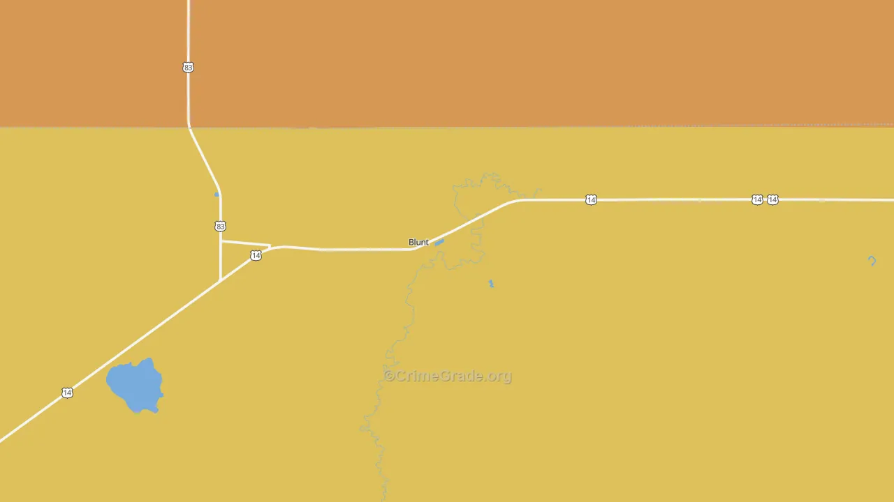 Blunt, SD Map of Drug-Related Crime Rates