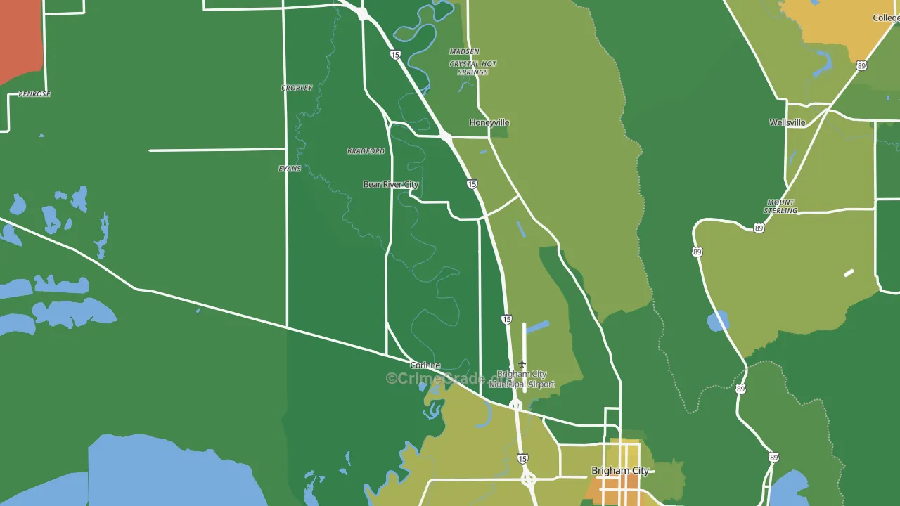 Box Elder County, UT Map of Drug-Related Crime Rates
