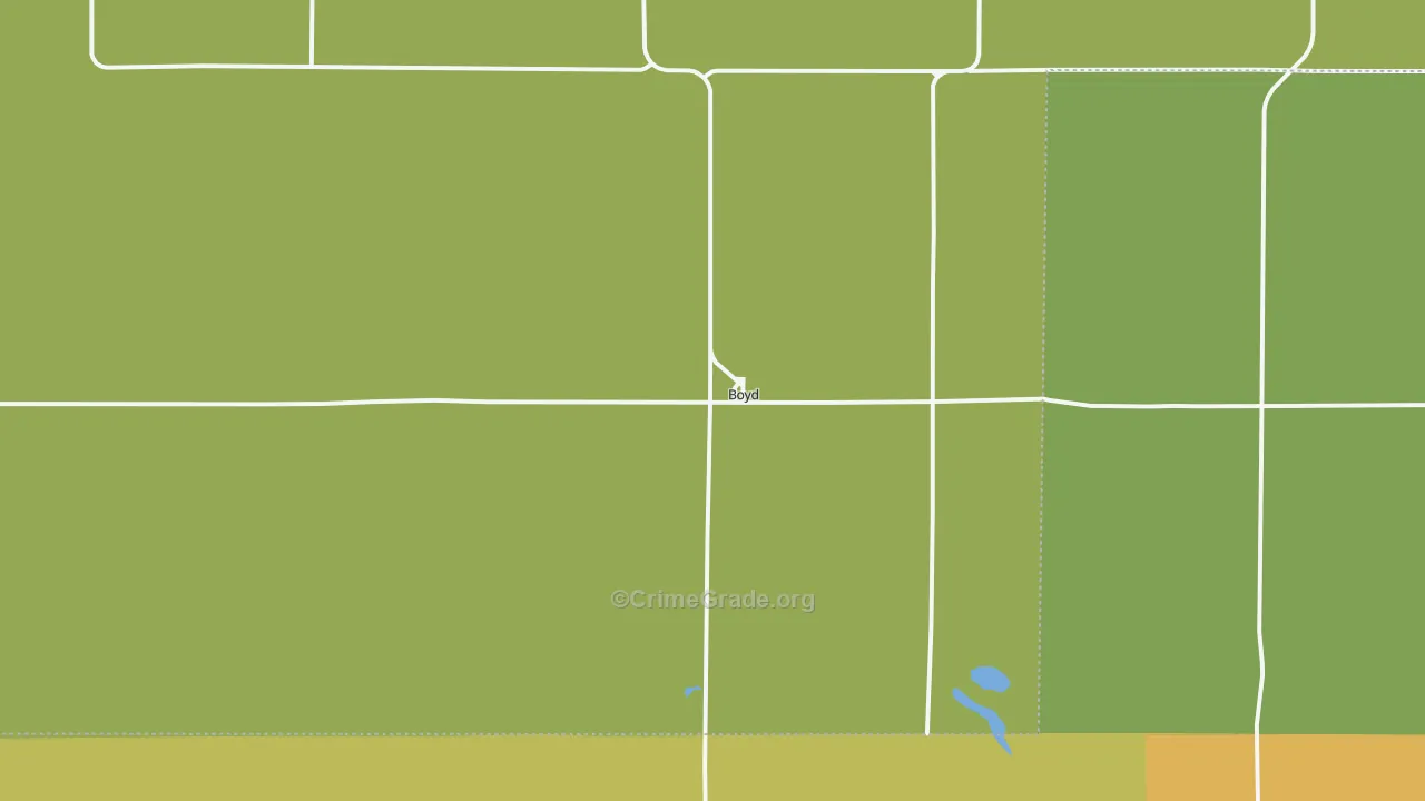 Boyd, MN Map of Drug-Related Crime Rates