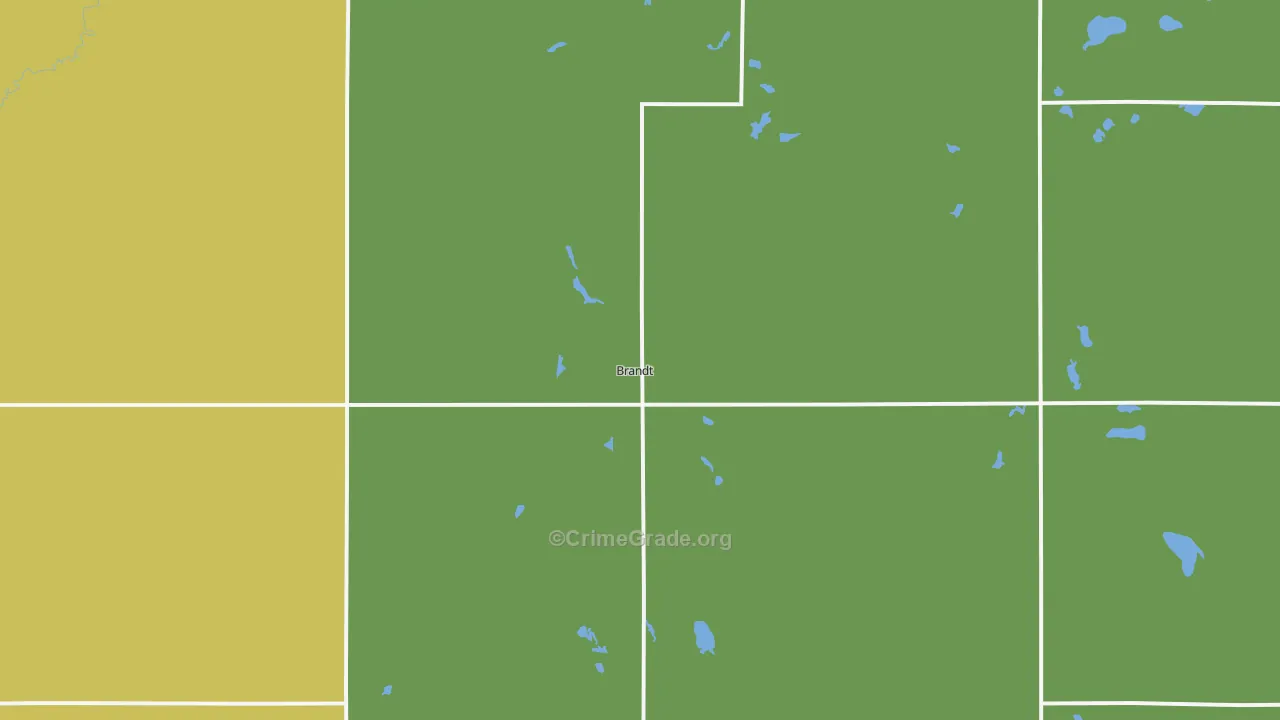 Brandt, SD Map of Drug-Related Crime Rates