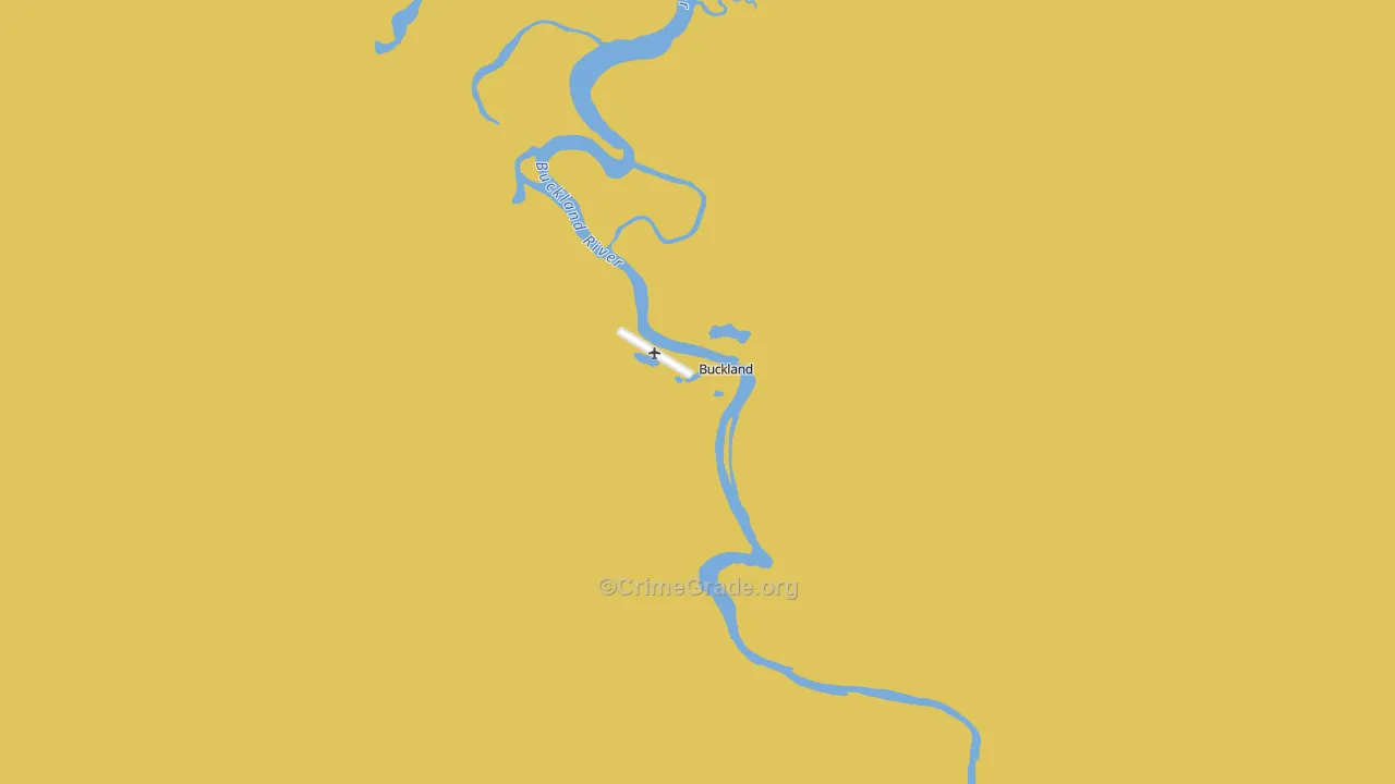 Buckland, AK Map of Drug-Related Crime Rates