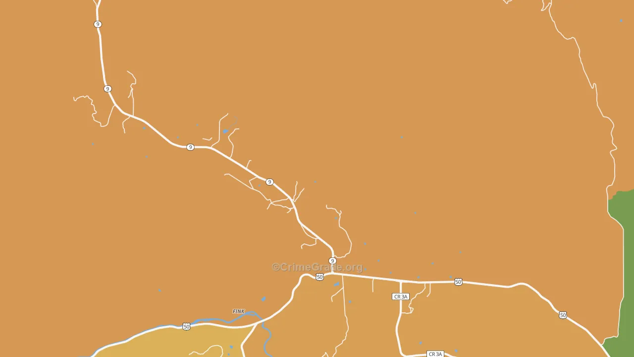 Buckskin Joe, CO Map of Drug-Related Crime Rates