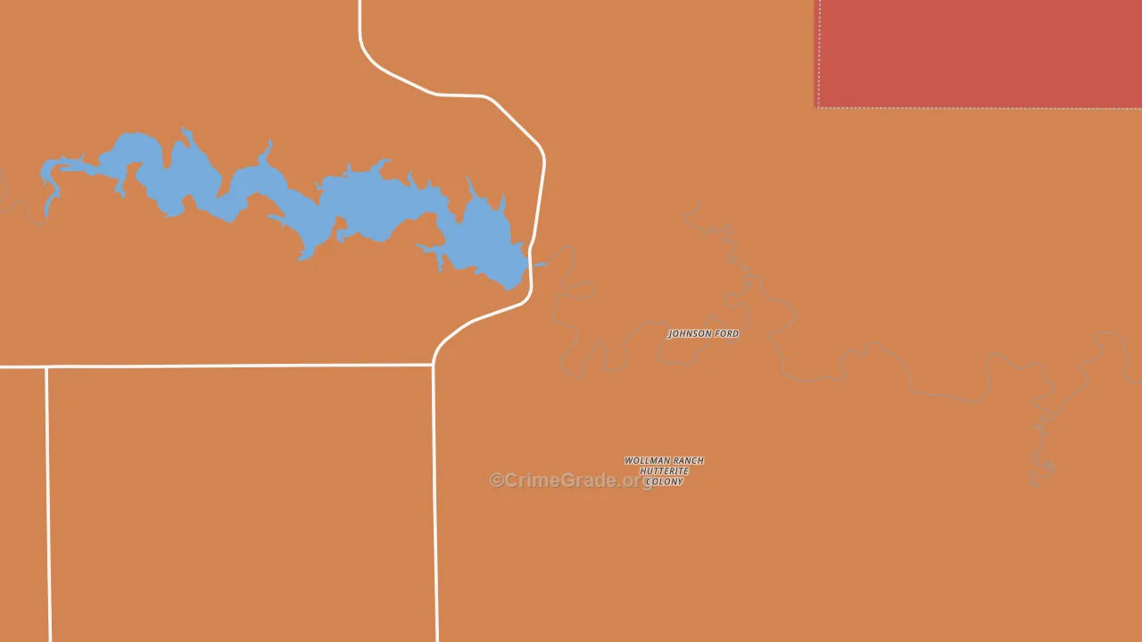 Buckskin, ND Map of Drug-Related Crime Rates