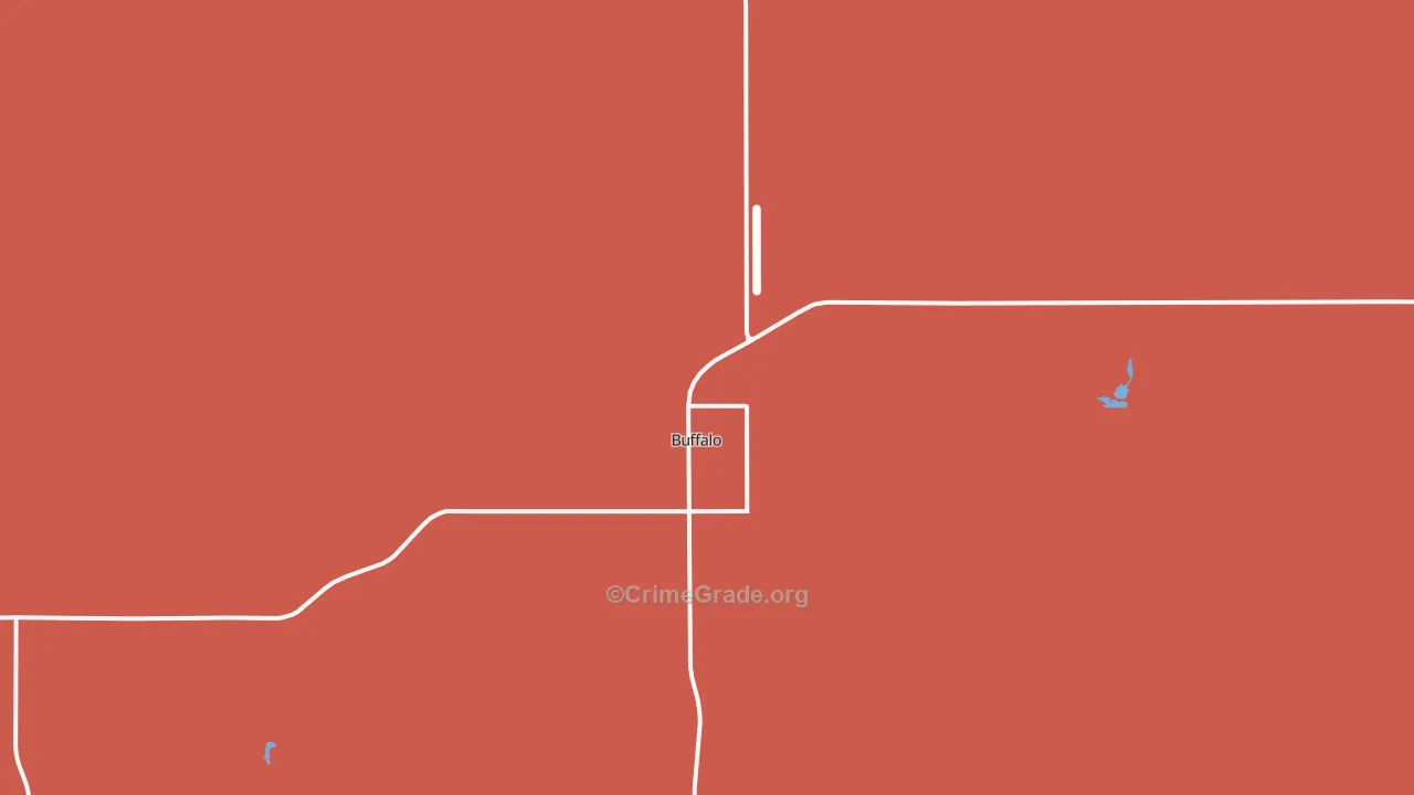 Buffalo, OK Map of Drug-Related Crime Rates