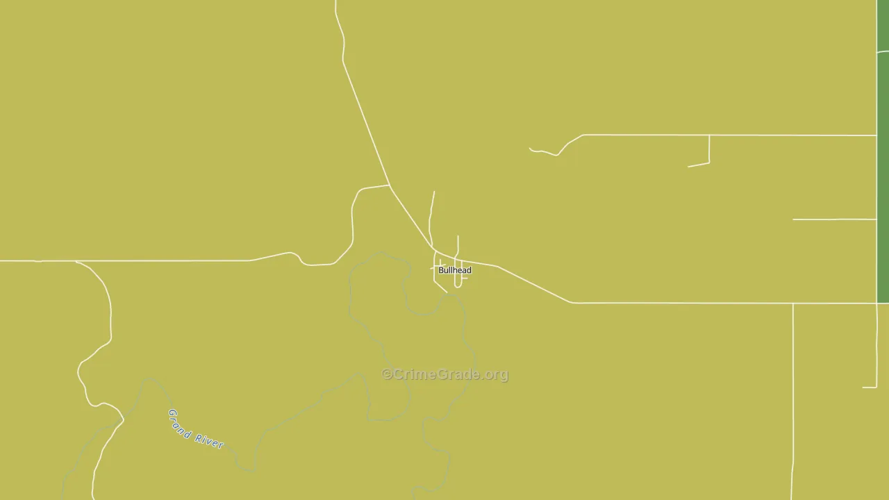 Bullhead, SD Map of Drug-Related Crime Rates
