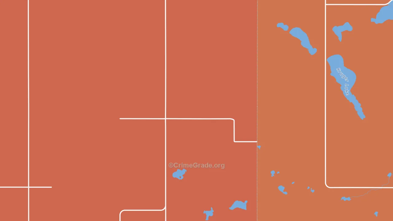 Butte, ND Map of Drug-Related Crime Rates