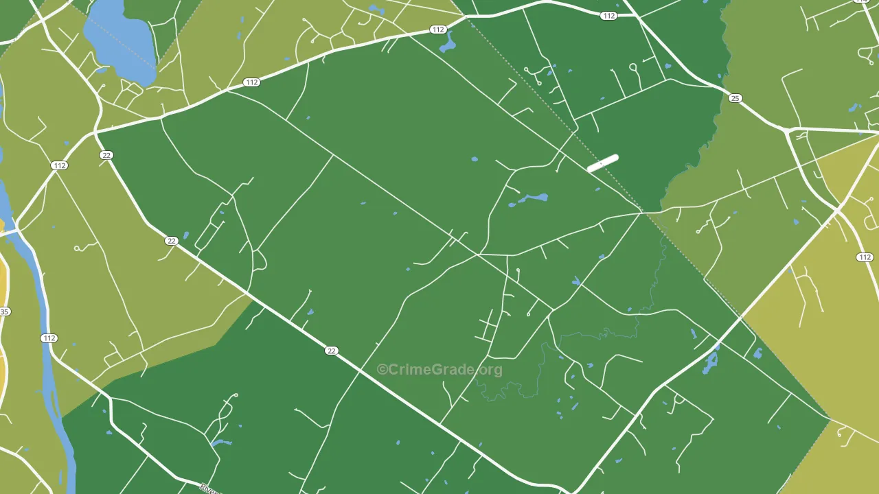 Buxton Center, ME Map of Drug-Related Crime Rates