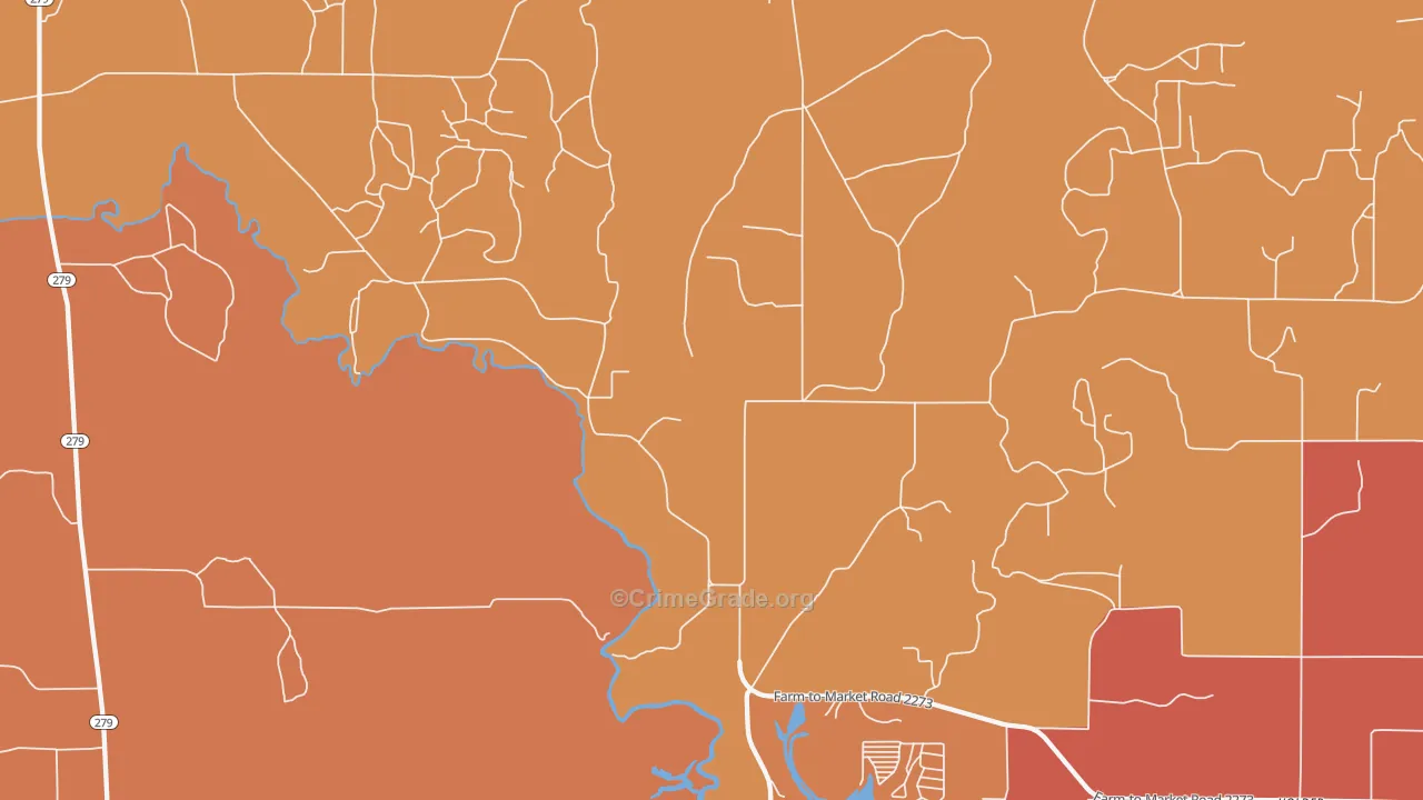 Byrds, TX Map of Drug-Related Crime Rates