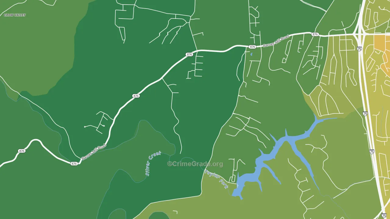 Caleast, KY Map of Drug-Related Crime Rates