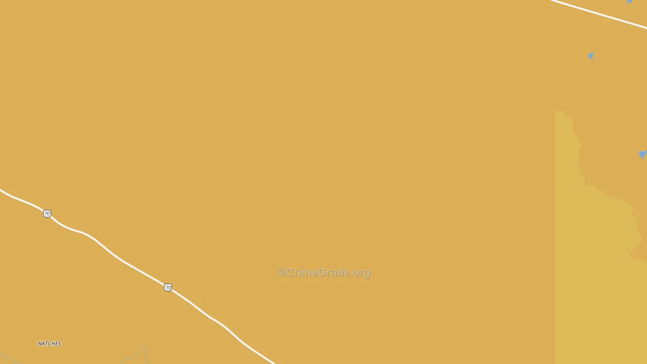 Calva, AZ Map of Drug-Related Crime Rates