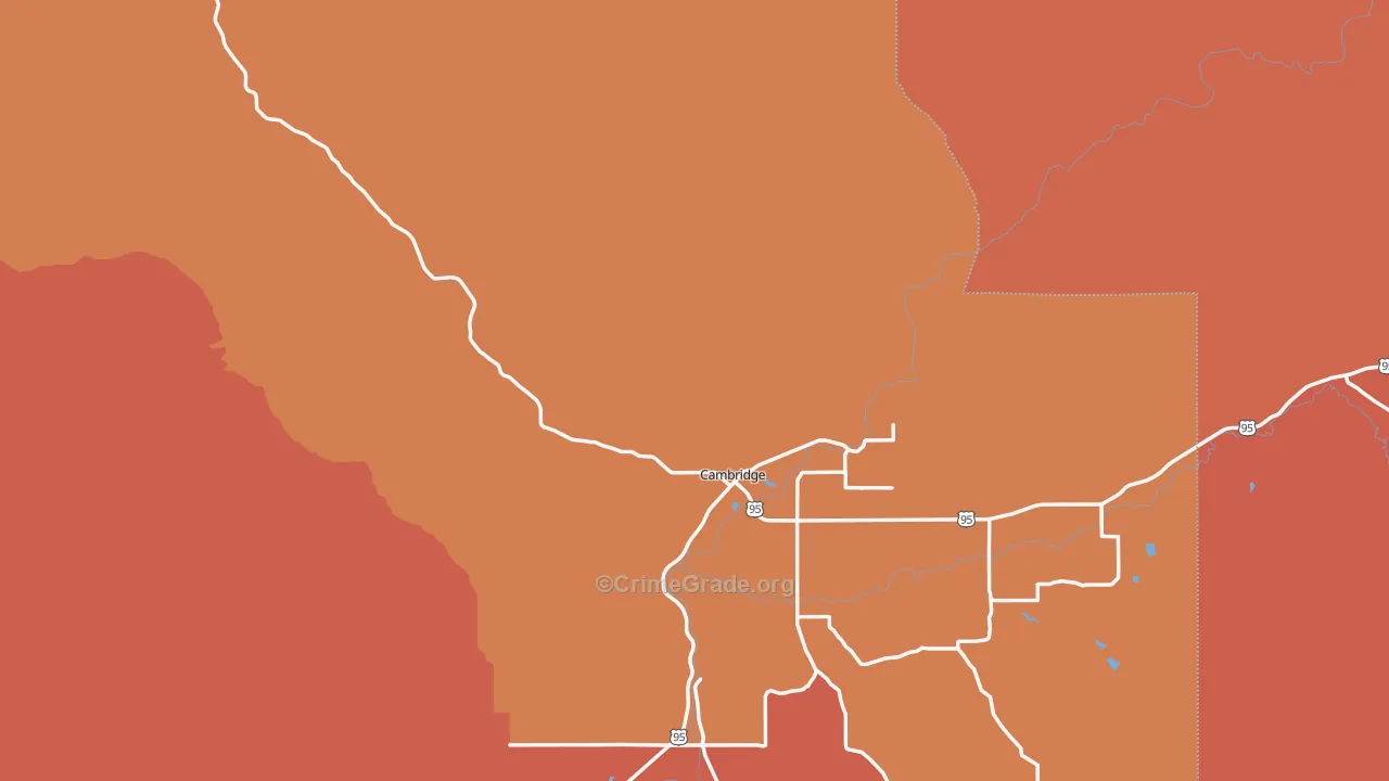 Cambridge, ID Map of Drug-Related Crime Rates