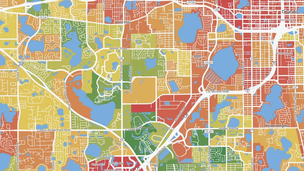 Camellia Gardens, Orlando, FL Map of Drug-Related Crime Rates