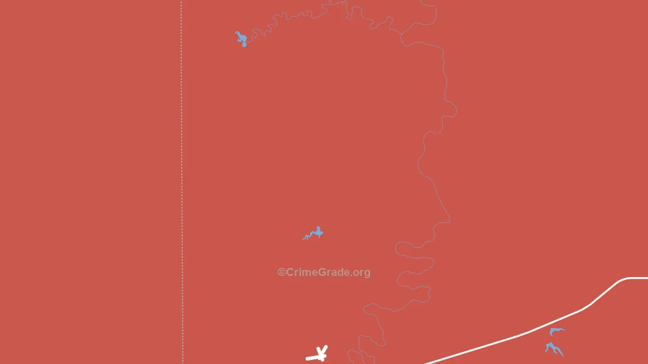 Camp Crook, SD Map of Drug-Related Crime Rates