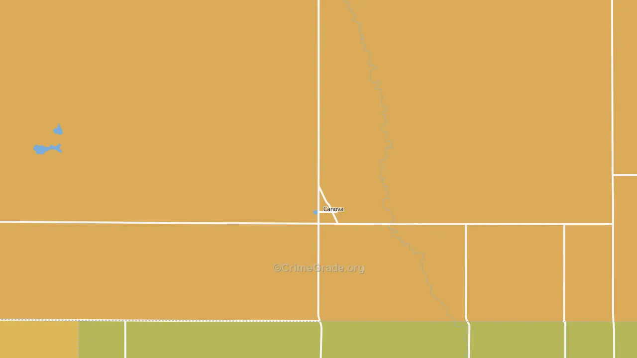 Canova, SD Map of Drug-Related Crime Rates