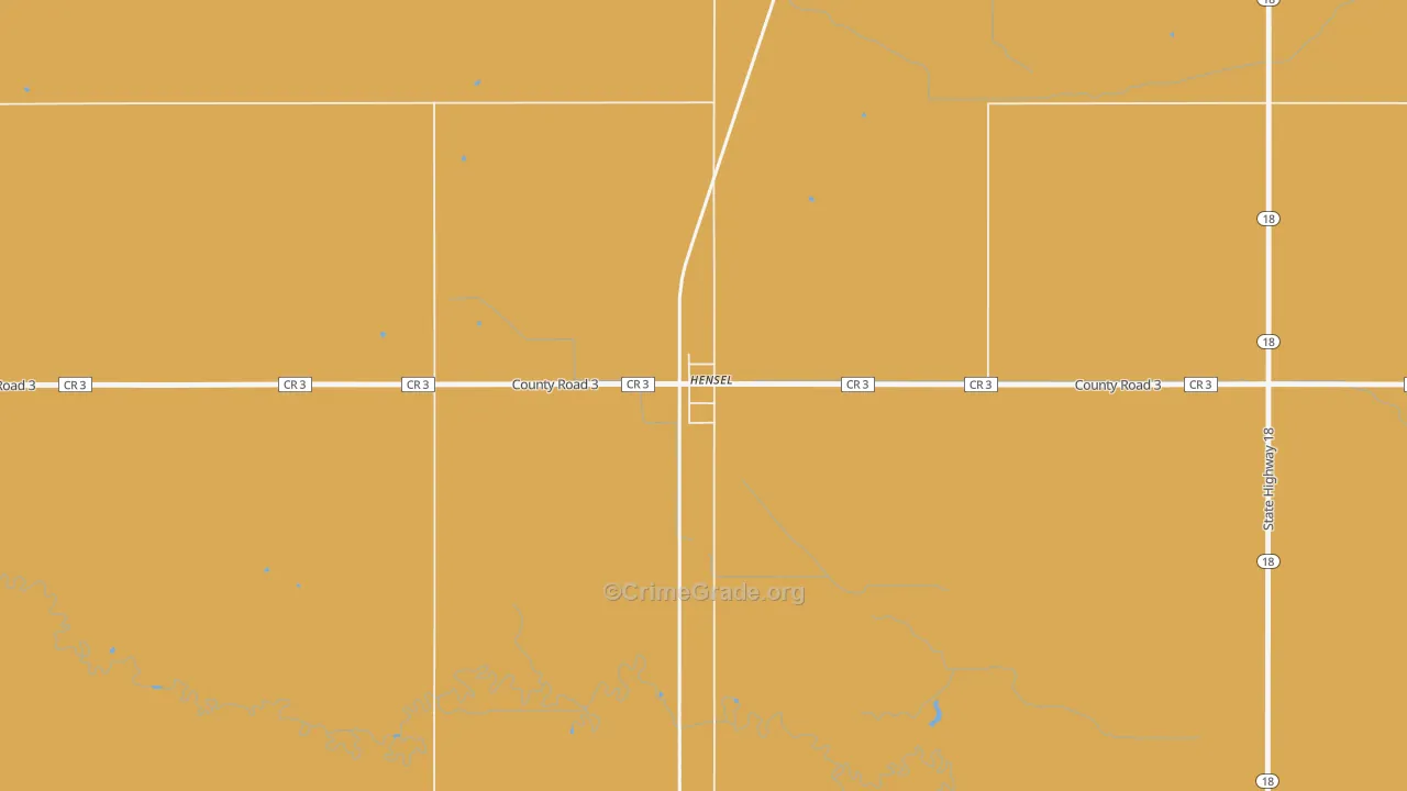 Canton City, ND Map of Drug-Related Crime Rates