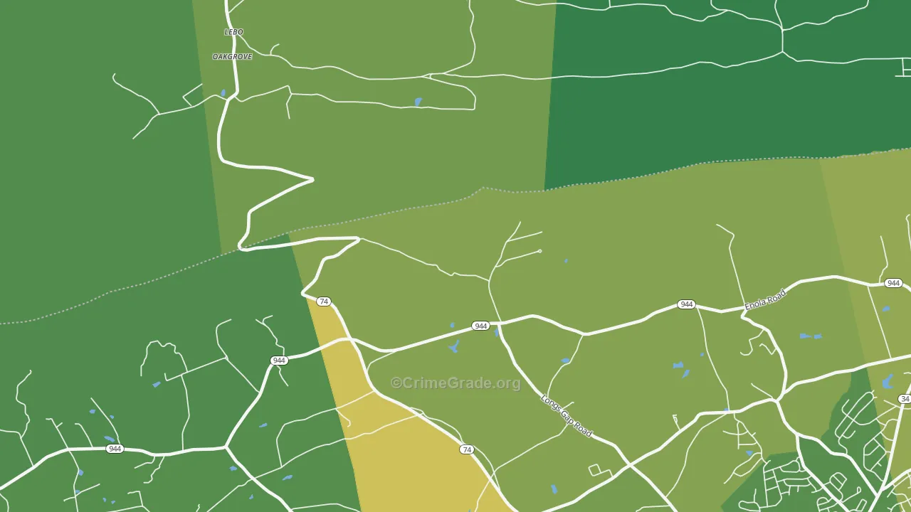 Caprivi, PA Map of Drug-Related Crime Rates
